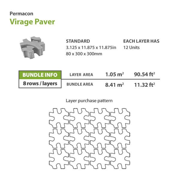 Permacon Virage Concrete Paver